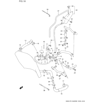 RADIATOR HOSE (MODEL P/R)