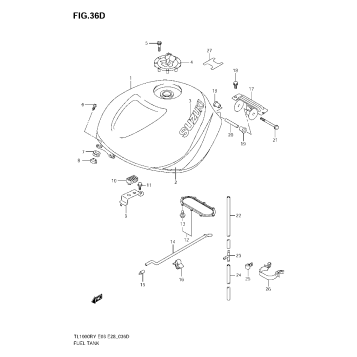 FUEL TANK (MODEL K2)