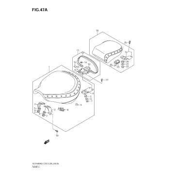 SEAT (VL1500TK5/TK6/TK7/TK8/TK9)