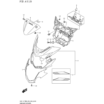 HEADLAMP HOUSING (GSX-S750Z,GSX-S750ZA)