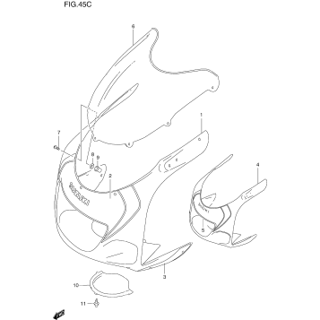 COWLING BODY (MODEL Y)