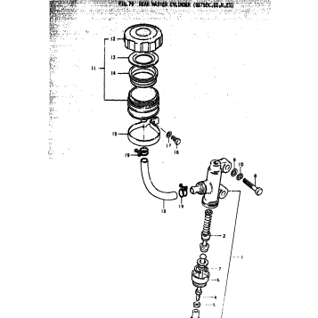 REAR MASTER CYLINDER (GS750C
