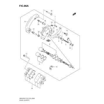 REAR CALIPER (MODEL K9)