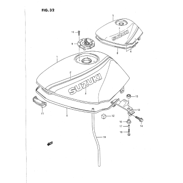 FUEL TANK (MODEL K/L)