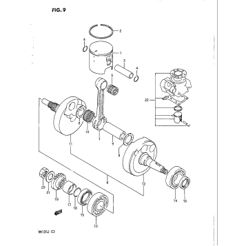 CRANKSHAFT (MODEL H)