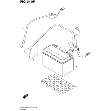 BATTERY (GSX-S750AL8 E33)