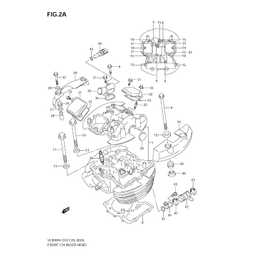 FRONT CYLINDER HEAD (MODEL K9)