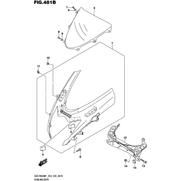 COWLING BODY (GSX-R600)