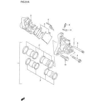 FRONT CALIPER (GSF1200SAV)