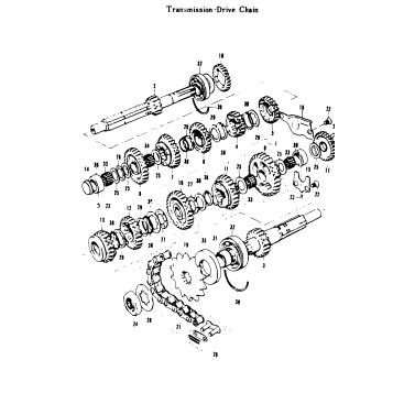TRANSMISSION - DRIVE CHAIN