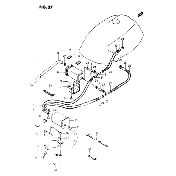 CANISTER (FOR MODEL F OF CALIFORNIA)