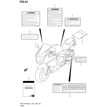 LABEL (GSX-R1000ZL4 E33)