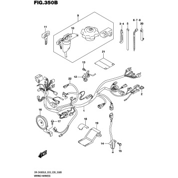 WIRING HARNESS (DR-Z400SL8 E28)