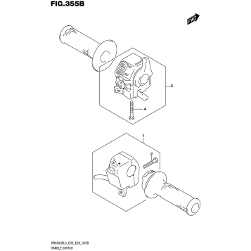 HANDLE SWITCH (DR650SEL6 E28)
