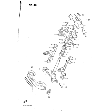 STEERING STEM (MODEL Z)