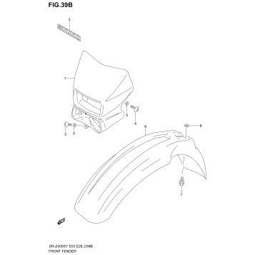 FRONT FENDER (MODEL K2)