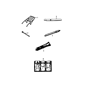 CARRIER-TIRE LEVER-AIR INFLATOR-INNER TUBE REPAIRING TOOL SET GASKET SET