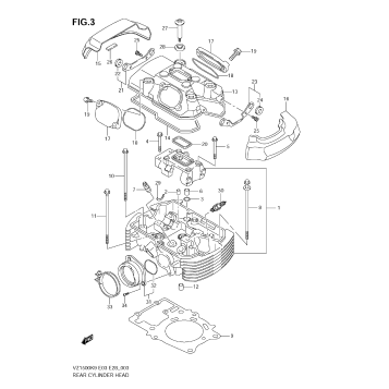 REAR CYLINDER HEAD