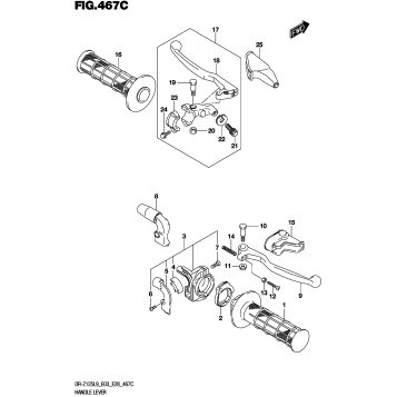 HANDLE LEVER (DR-Z125LL9 E28)