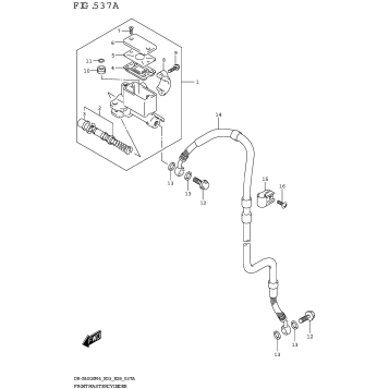 FRONT MASTER CYLINDER (DR-Z400S)