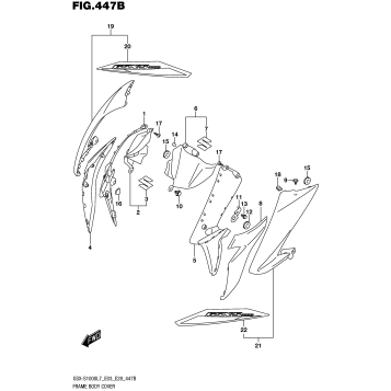 FRAME BODY COVER (YSF)