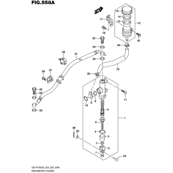REAR MASTER CYLINDER (GSX-R1000L6 E03)