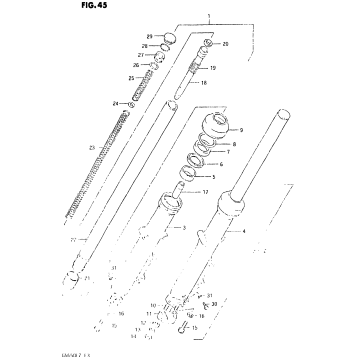 FRONT FORK (MODEL X)