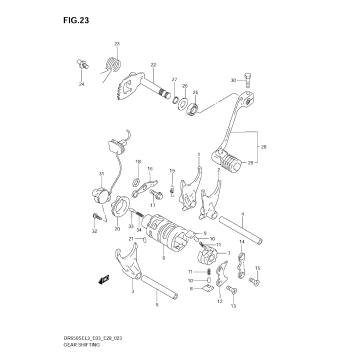 GEAR SHIFTING (DR650SEL3 E03)