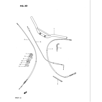 HANDLEBAR - CONTROL CABLE