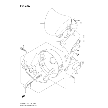 HEADLAMP HOUSING (SV650K5/K6)