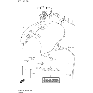FUEL TANK (GSX800TRQ)