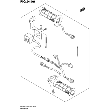GRIP HEATER SET (OPTIONAL:UH200AL6 P28)
