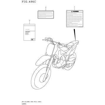 LABEL (DR-Z125LM3E33)