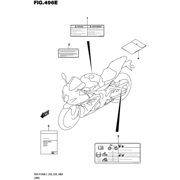 LABEL (GSX-R1000AL7 E28)