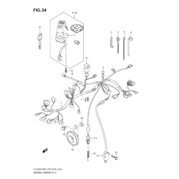 WIRING HARNESS (GS500F E3, E28, E33, E95)