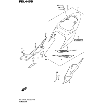 FRAME COVER (FOR YSF)