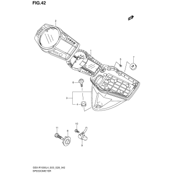 SPEEDOMETER (GSX-R1000L4 E03)