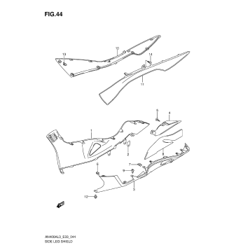 SIDE LEG SHIELD (AN400AL3 E33)