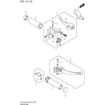 HANDLE LEVER (VZR1800BZ)