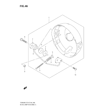 HEADLAMP HOUSING (SV650K3/K4)