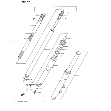 FRONT FORK (MODEL H)