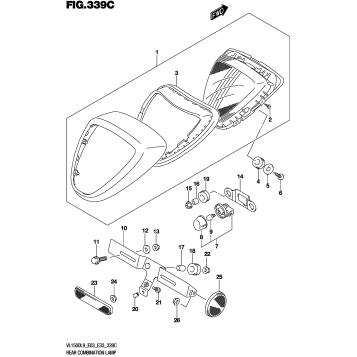 REAR COMBINATION LAMP (VL1500TL9 E03)
