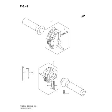 HANDLE SWITCH (AN650L3 E33)