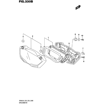 SPEEDOMETER (SV650L8 E33)