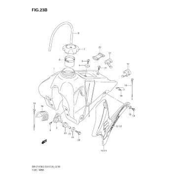 FUEL TANK (MODEL K5)