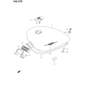 FUEL TANK (MODEL K5)