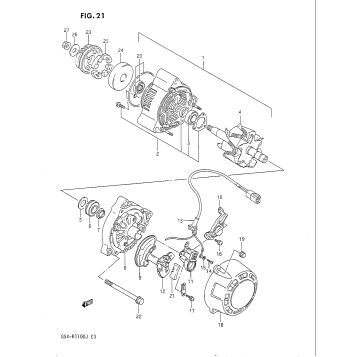 ALTERNATOR (MODEL G/H)