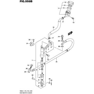 REAR MASTER CYLINDER (RM85L7 P28)