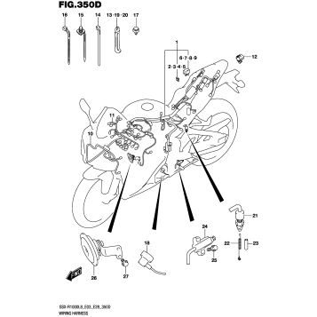 WIRING HARNESS (GSX-R1000AL8 E28)