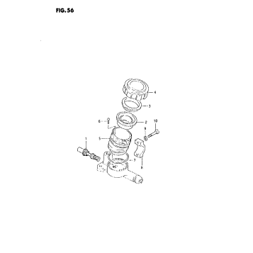 FRONT MASTER CYLINDER (MODEL X)